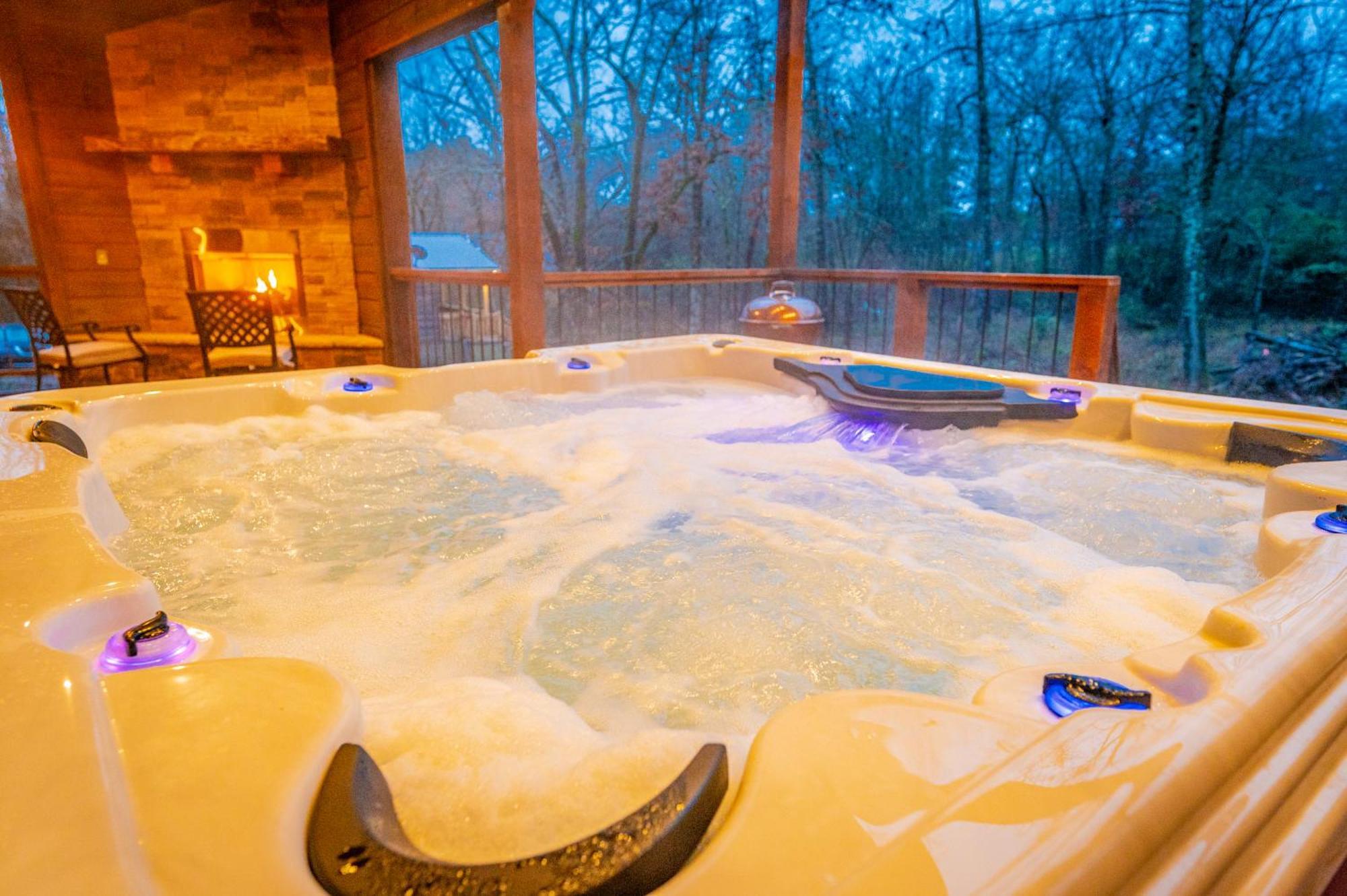 The Luxurious Blue Sky Lodge Is Epic! Broken Bow Eksteriør bilde
