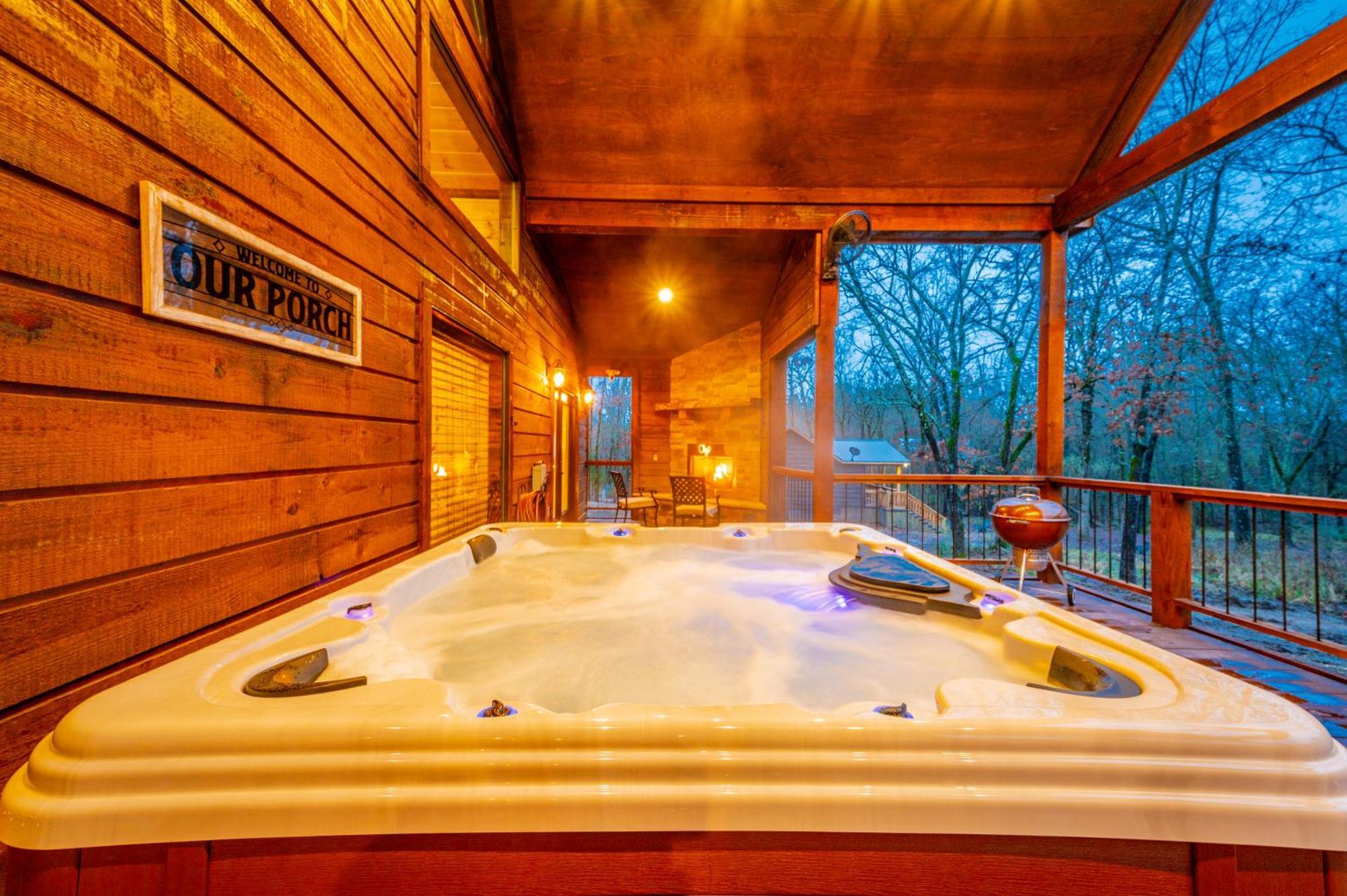 The Luxurious Blue Sky Lodge Is Epic! Broken Bow Eksteriør bilde