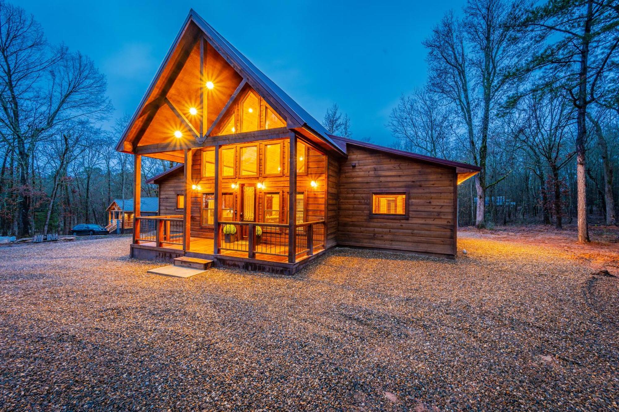 The Luxurious Blue Sky Lodge Is Epic! Broken Bow Eksteriør bilde