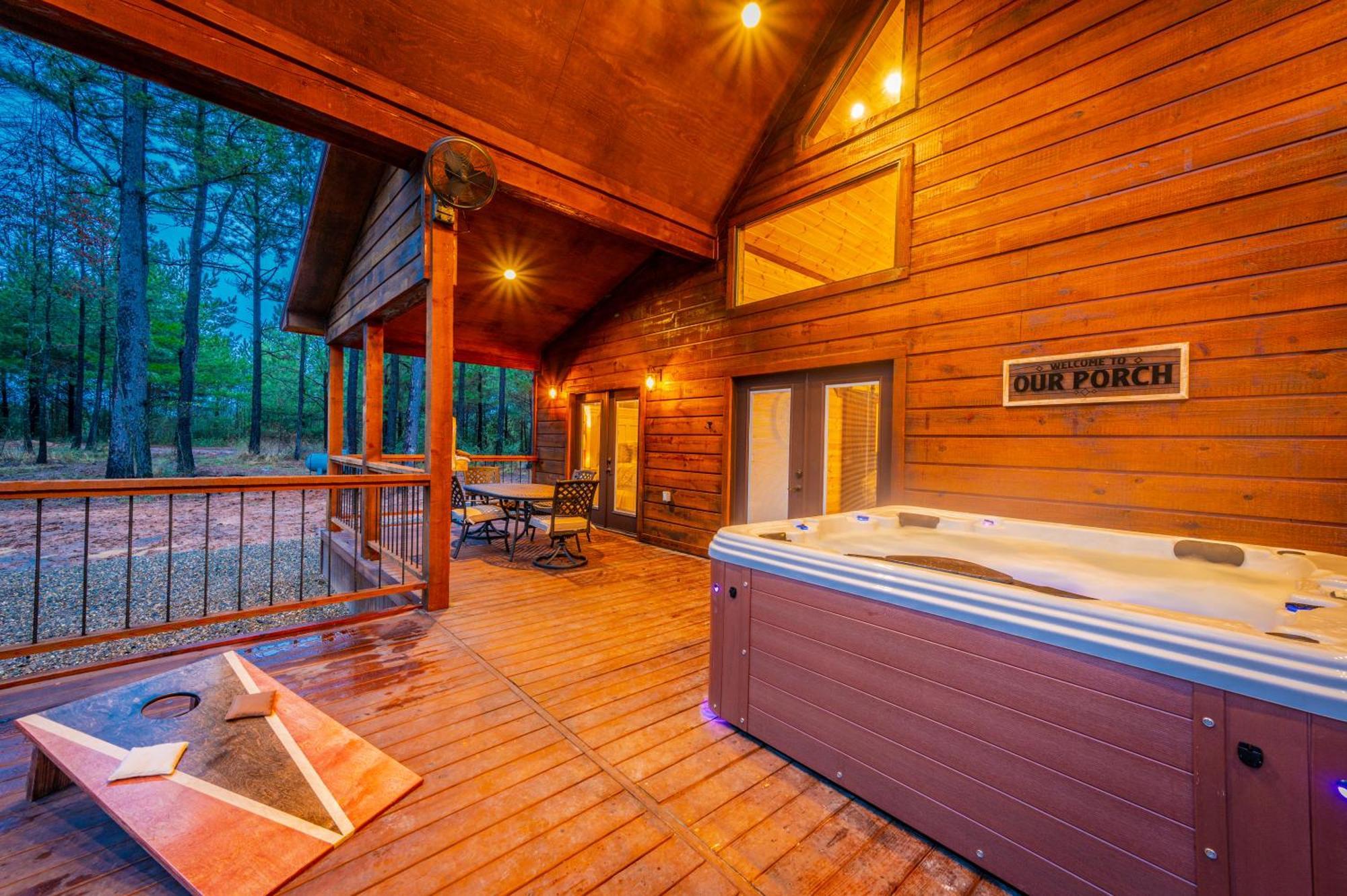 The Luxurious Blue Sky Lodge Is Epic! Broken Bow Eksteriør bilde